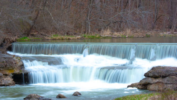 istock Waterfall- Pipe Creek Falls- Cass County, Indiana 2138102086