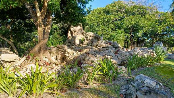 istock Ruins in Playa del Carmen Archeological Site 2138120310