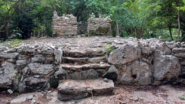 istock Ruins in Playa del Carmen Archeological Site 2138120857