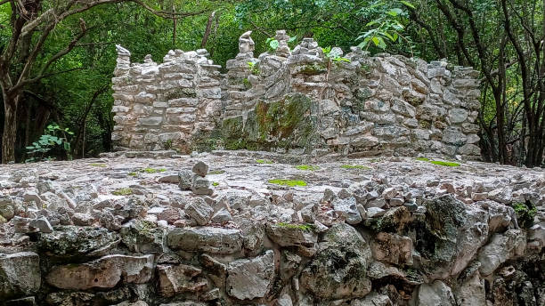 istock Ruins in Playa del Carmen Archeological Site 2138120865