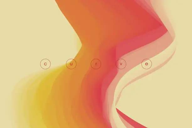 Vector illustration of Fluid wallpaper, abstract background gradient blurred.