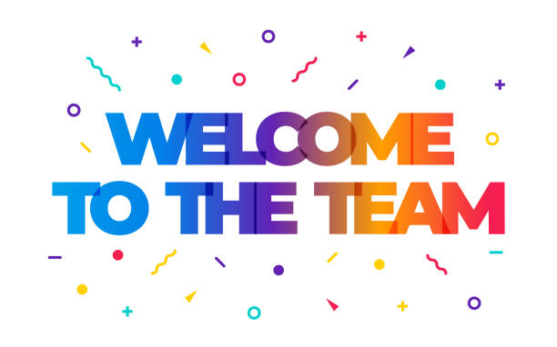 stockillustraties, clipart, cartoons en iconen met typography vector design for welcoming - welkom bord