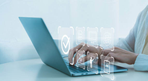 istock Service guarantee, Validation concept for business process automation, quality assurance management, certification. 2138162297