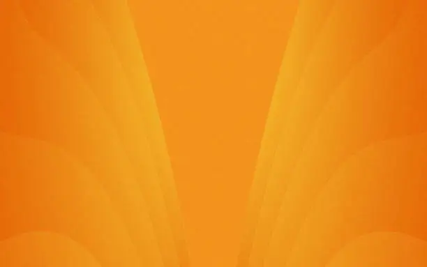 Vector illustration of Orange background line curve with texture grain, Abstract colorful gradient design.