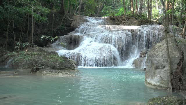 Erawan Waterfall , Erawan National Park in Kanchanaburi, Thailand