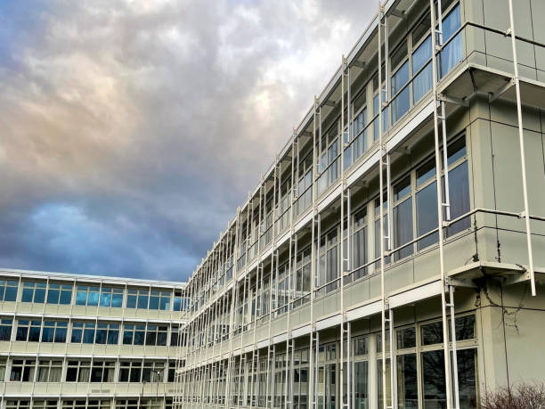 istock modern office building, concrete and steel 2138369541