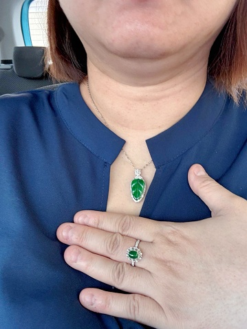 Jade Pendant and Ring