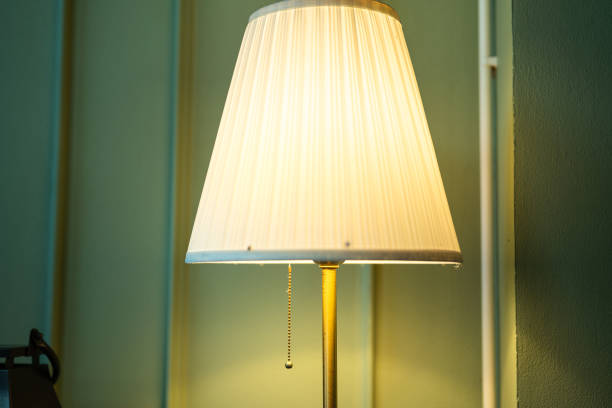 istock A luxury electric lighting lamp. 2138504508