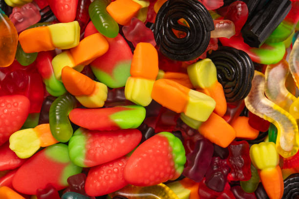 istock Assorted colorful gummy candies. Jelly  sweets. 2138580280