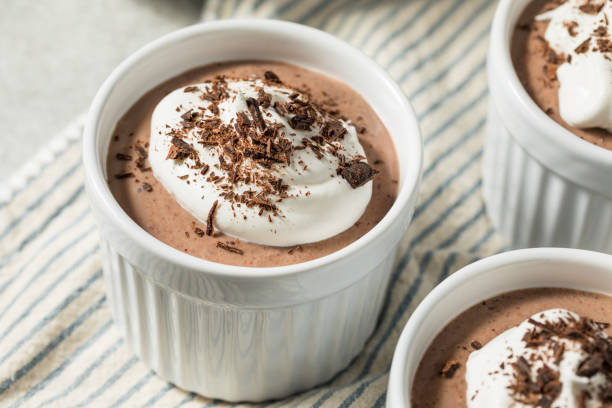 istock Vegan Homemade Tofu Soy Chocolate Pudding 2138592423