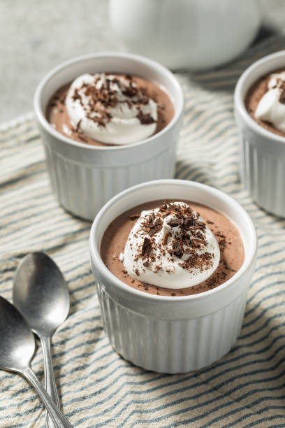 istock Vegan Homemade Tofu Soy Chocolate Pudding 2138593458