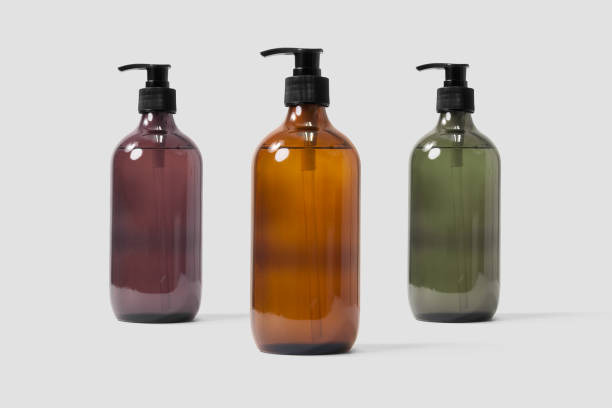 istock Cosmetic Bottle Mockup Isolated on White Background 3D Rendering 2138679649
