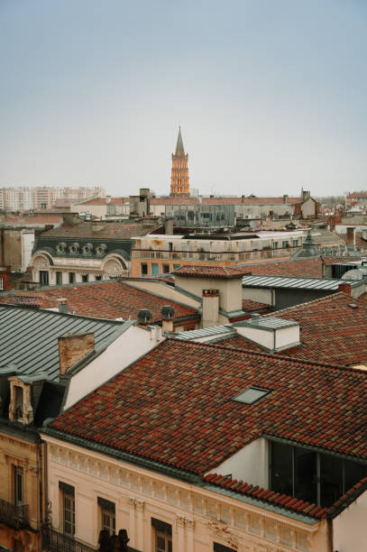 Saint Sernin Basilica in Toulouse at night