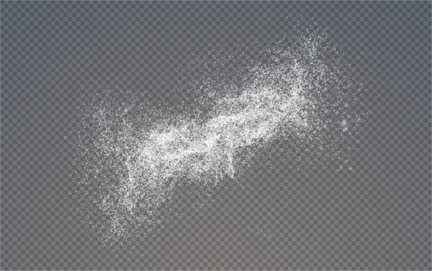 ilustrații de stoc cu confetti bokeh strălucitoare de crăciun suprapunere ușoară și textură cu sclipici pentru designul dvs. efect de glazură zahăr png, sare și făină pentru coacere, cu pulbere albă și izolată pe fundal transparent. - pulverizare