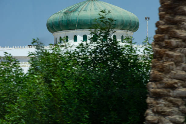 istock Building with a green gambiz dome 2138865987