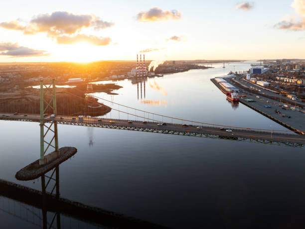 istock Mackay Bridge in Halifax at sunrise 2138867223