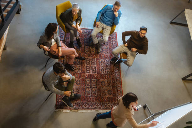 istock Group of people on a business presentation 2138885717