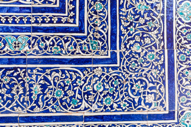 istock Beautiful traditional decorative tile on the Khan palace in Khiva. 2138892722