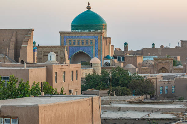 istock Dome on the Islam Khodja Madrasa in Khiva. 2138893092