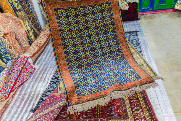 istock Rugs for sale in Khiva. 2138893137
