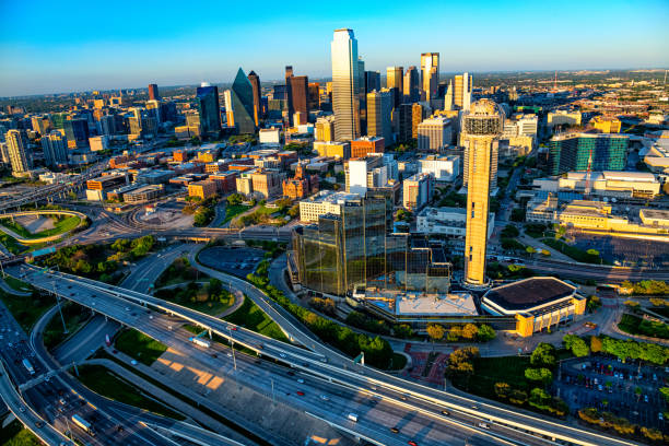 istock Dallas Skyline Aerial 2138893512