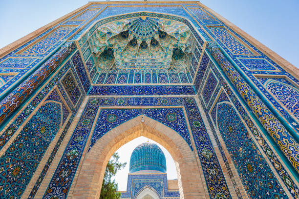 istock The beautifully decorated Gur-i Amir Mausoleum in Samarkand. 2138911239