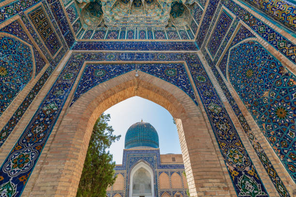 istock The beautifully decorated Gur-i Amir Mausoleum in Samarkand. 2138911241