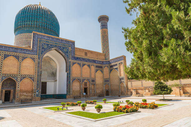 istock Courtyard at the Gur-i Amir Mausoleum in Samarkand. 2138912312
