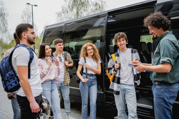 istock Group of students ready to travel 2138928850
