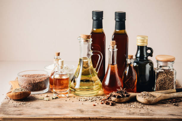istock Assortment of seed oils and ingredients. 2138942344