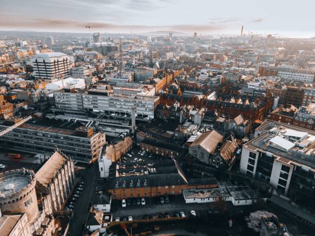 istock Views of Dublin, Ireland by Drone 2138942413