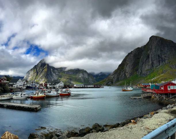 istock Norwegian Fishing Village 2138942807