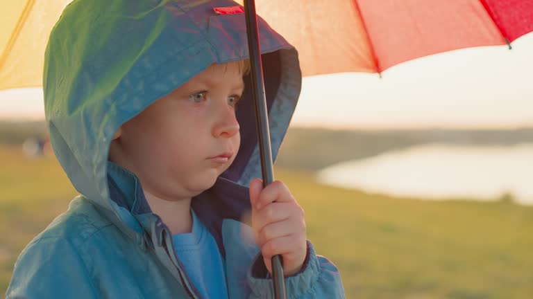 Child mood reflects dreariness of weather