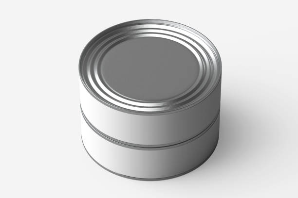 istock Food Tin Can Mockup 3D Rendering Isolated Background 2138963453