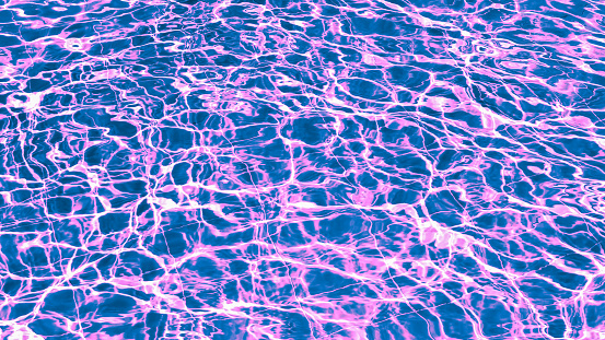 Sure, here is a description of the image you sent: The surface of a swimming pool at night, illuminated by soft pink and blue neon lights. The water reflects the colored light and creates a dreamlike atmosphere. Perfect for pool parties, night time swims, or tropical vacation vibes Sure, here is a description of the image you sent: The surface of a swimming pool at night, illuminated by soft pink and blue neon lights. The water reflects the colored light and creates a dreamlike atmosphere. Perfect for pool parties, night time swims, or tropical vacation vibes