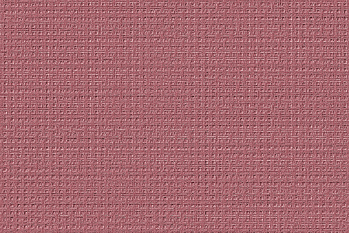 Digitally embossed image of pink woven aida cloth used for cross stitch