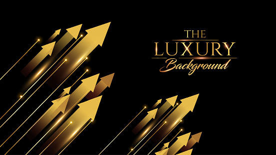 Black and Gold Premium Background. Innovative Flyer Premium Luxury Template. Cool Concept Design. Glorious Celebratory Template for Movie and Show. Luxurious Wedding Design. Gala Night.