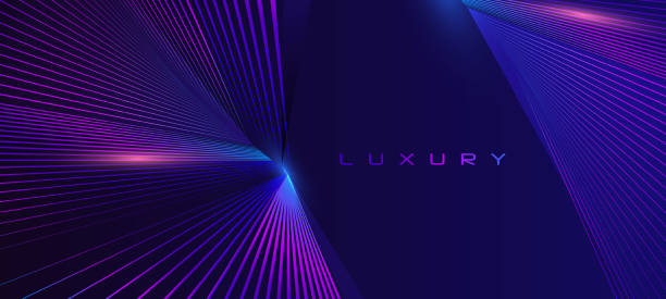istock Blue Luxury Elegant Super Car Automobile Urban Design Background. Cyber Technology Metallic Shine lines Effect. Luxurious Brand Royal High Standard Award Background Template. Networking Lines. 2139123423