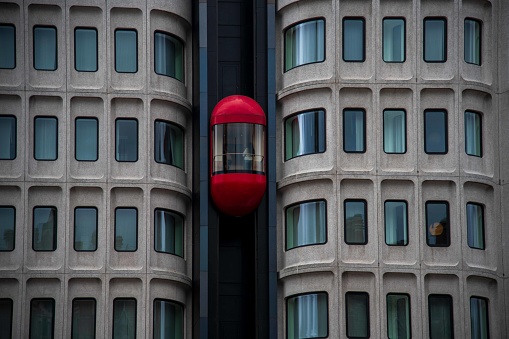 Red Lift in The Standard, London
