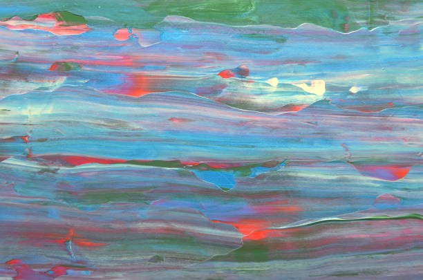 abstract art background in blue and green colors