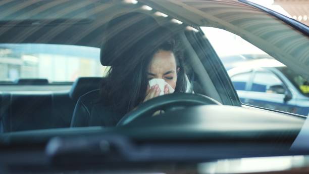 istock Lady preparing to drive in new transport 2139441907