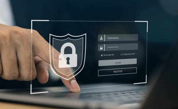 istock Cybersecurity and privacy concept to protect data, business people secure protecting personal data, virtual screen interfaces, laptop, Lock and internet network security technology, cyber security 2139639803