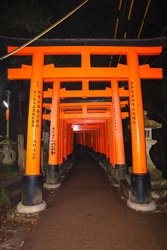 Sebon Torii at Fushimi Inari Taisha Shrine, Kyoto, Japan, 12th April 2023