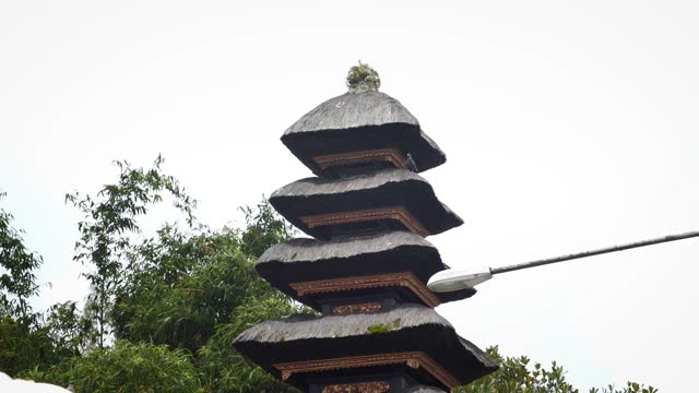 Balinese traditional Meru tower