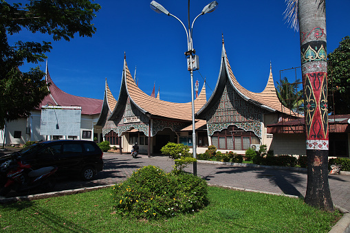 Padang, Indonesia - 31 Jul 2016: The temple in Padang city, Indonesia