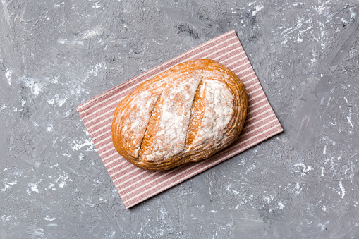 two fresh buttery croissant. White isolated background.