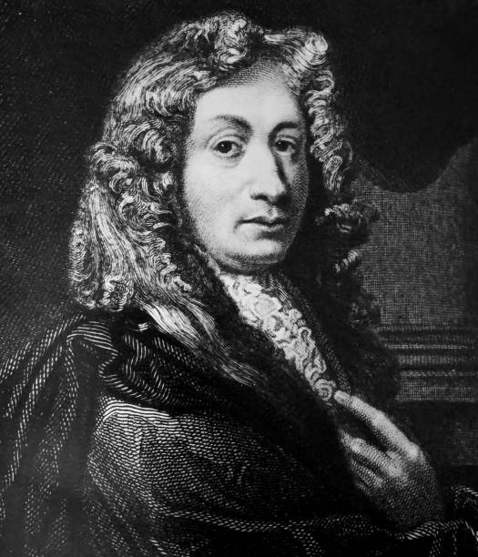 ジョンdryden、英国の詩人、1631-1700年 - 詩人 ジョン・ドライデン点のイラスト素材／クリップアート素材／マンガ素材／アイコン素材