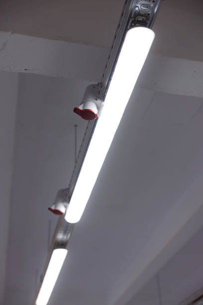 istock Industrial LED Lights and Fluorescent Tube with Socket Outlet 2140159912