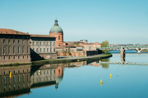 A flooded River Nene at Northampton, UK