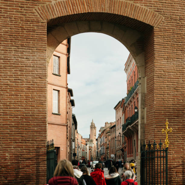 Rue du Taur street in Toulouse, France